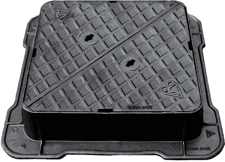 Ductile Double Triangular 100mm Deep Cover & Frame 4