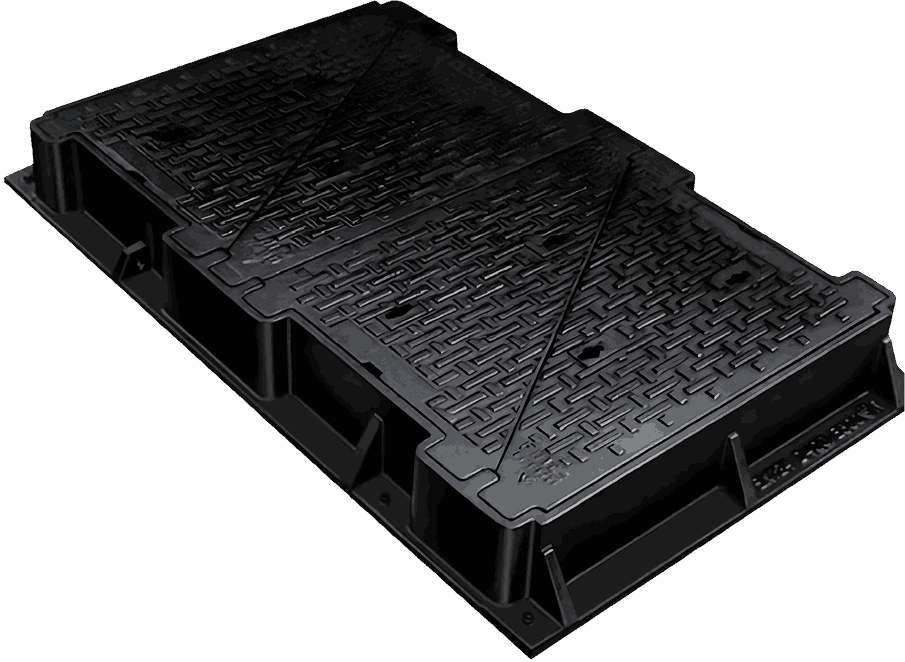 Ductile Double Triangular Cover & Frame 1