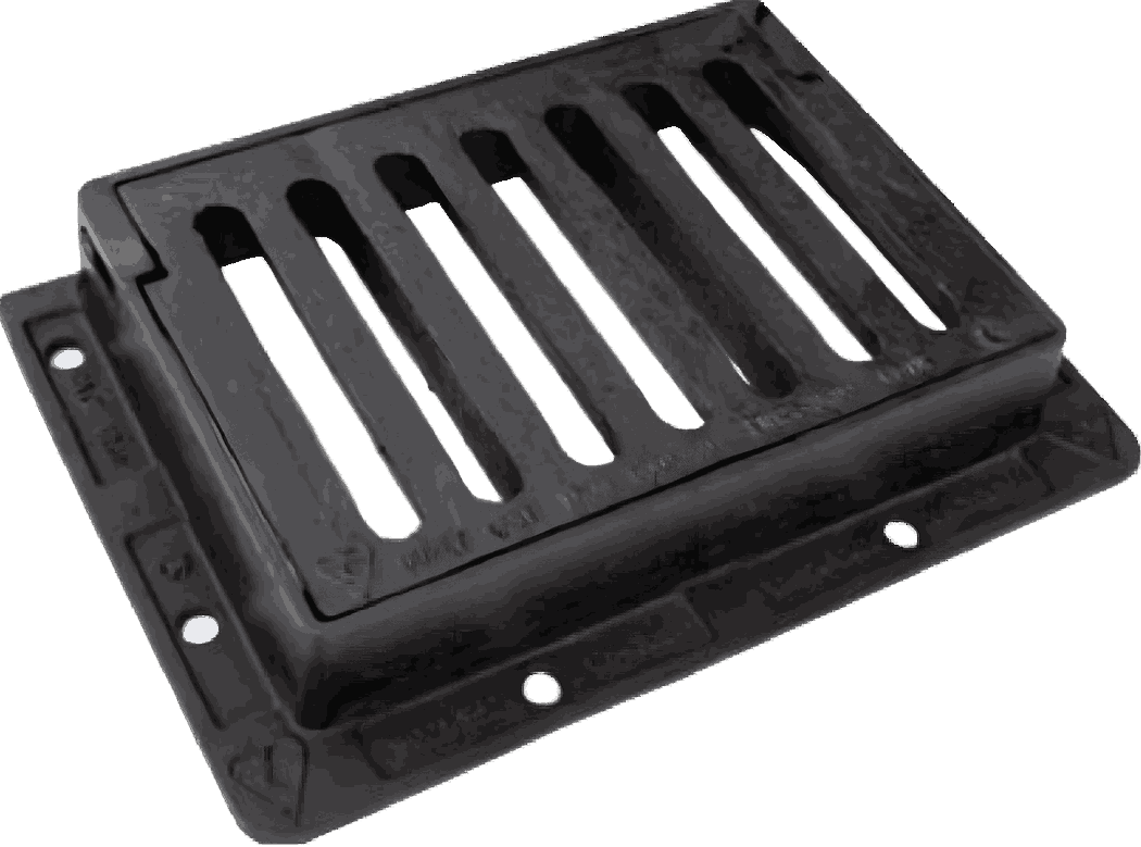 Grey Cast Iron Gully Grate 2