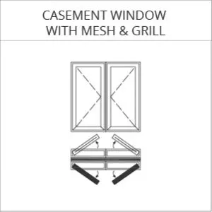 Standard UPVC casement windows supplier 