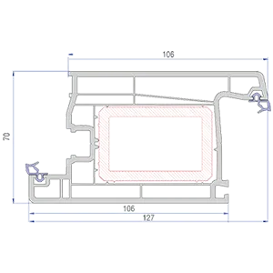 upvc laminated window frames