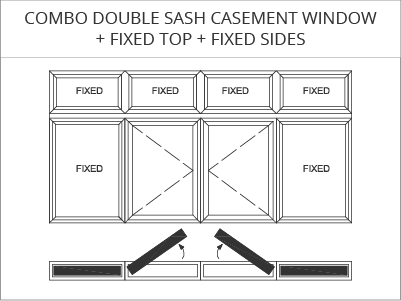 Custom UPVC bay windows for homes 
