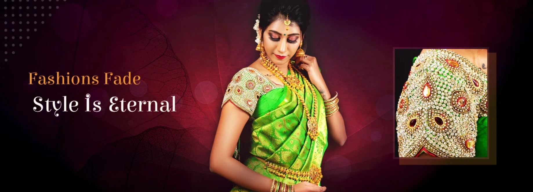 Half saree draping style for cultural celebrations