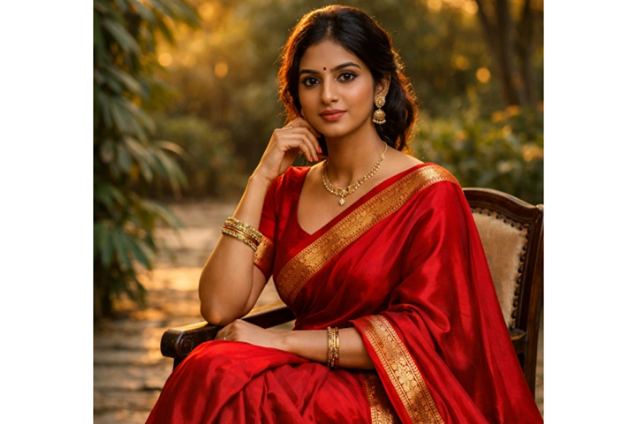 Luxury Heavy Bridal Sarees by LANS Bridal, Coimbatore