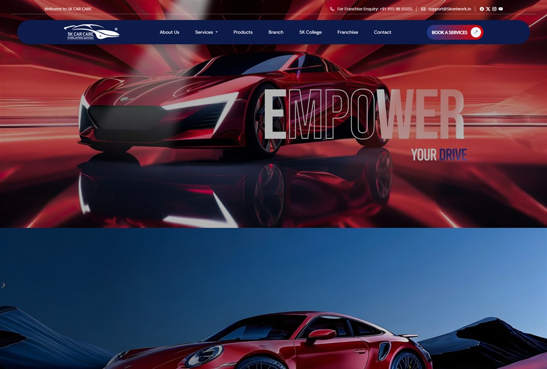 New 5K Car Care website