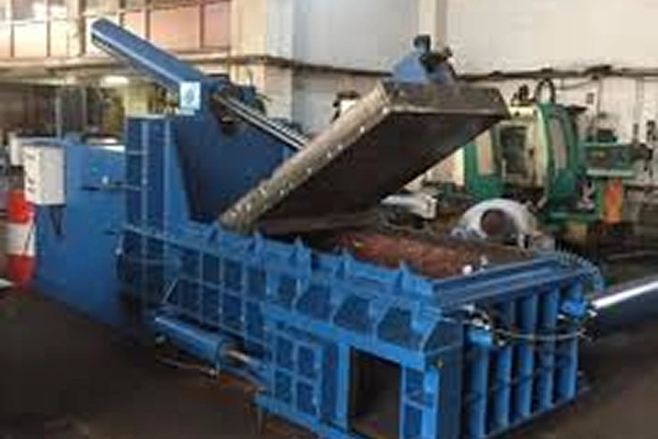 Fabtex Continuous Scrap Baler processing Aluminum UBC and light metal  waste