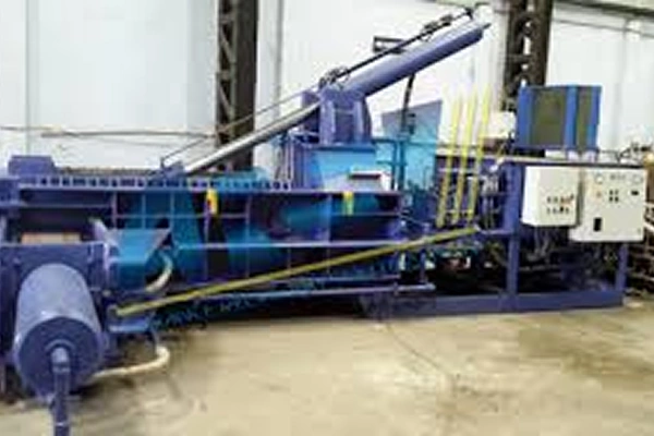 fabtex continuous horizontal scrap baler