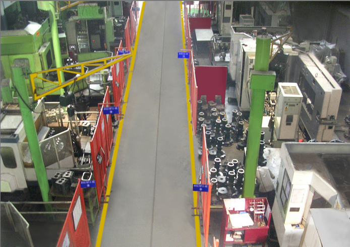 Organized machining facility