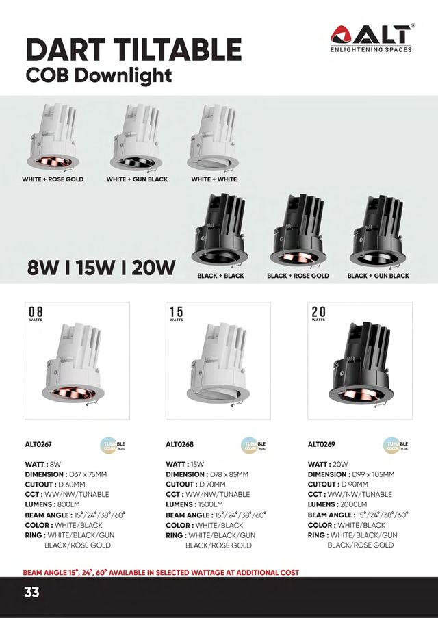 ALT Dart Tiltable - catalogue photo