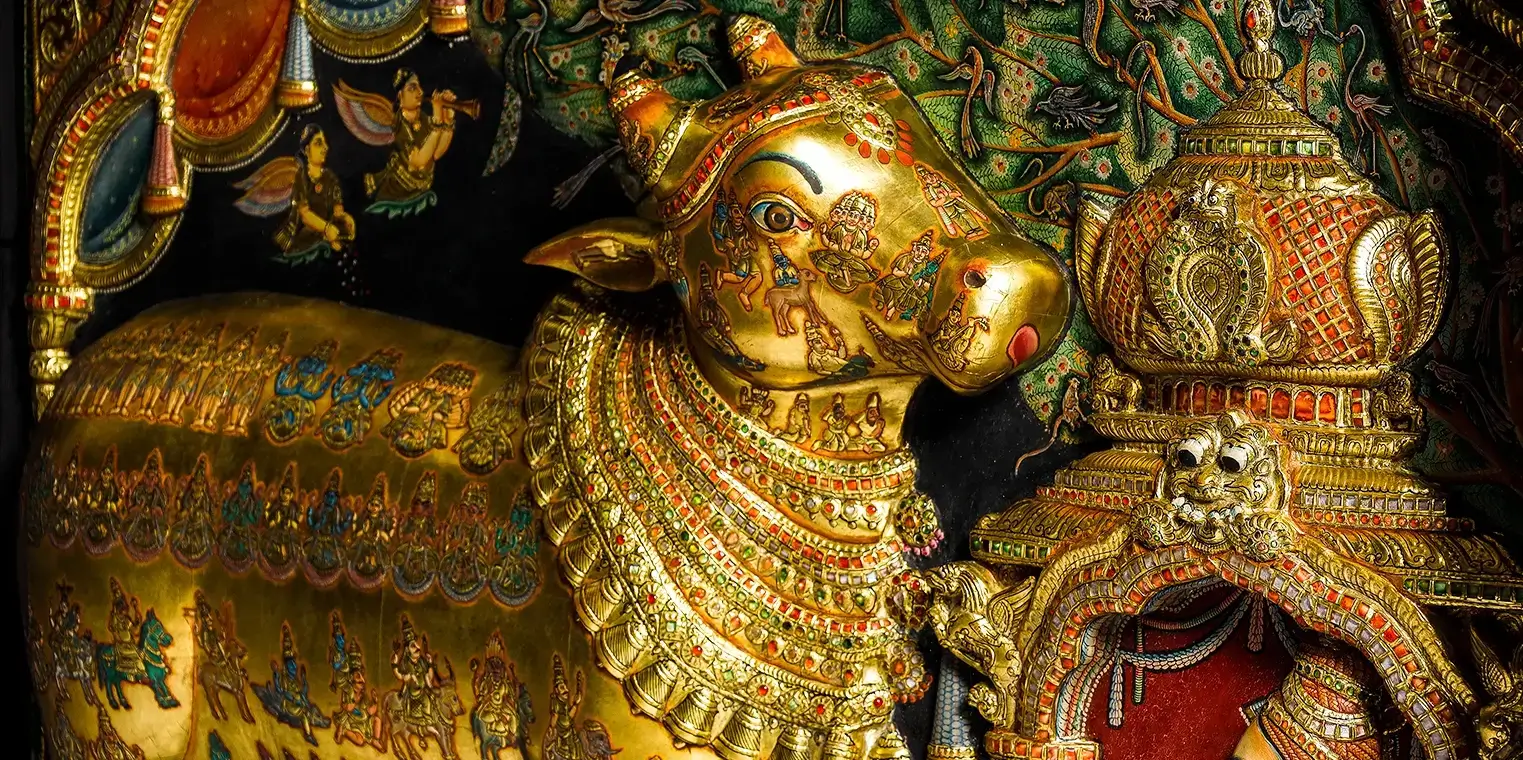 Meenakshi amman tanjore painting in Coimbatore