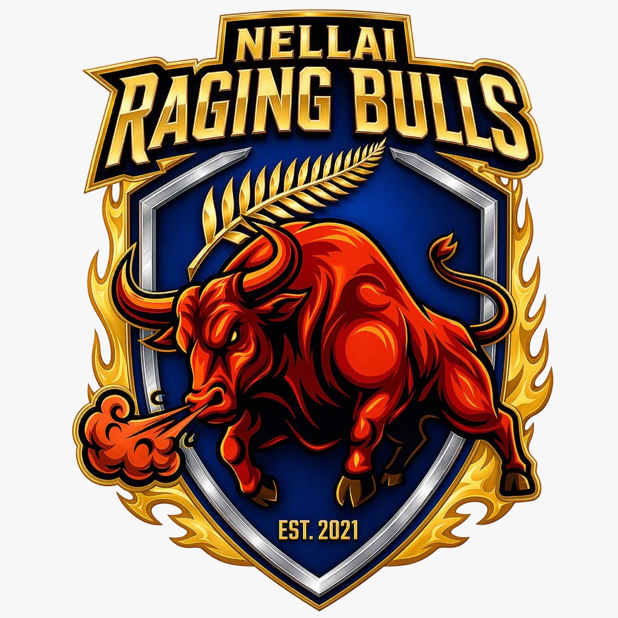 Nellai Raging Bulls logo