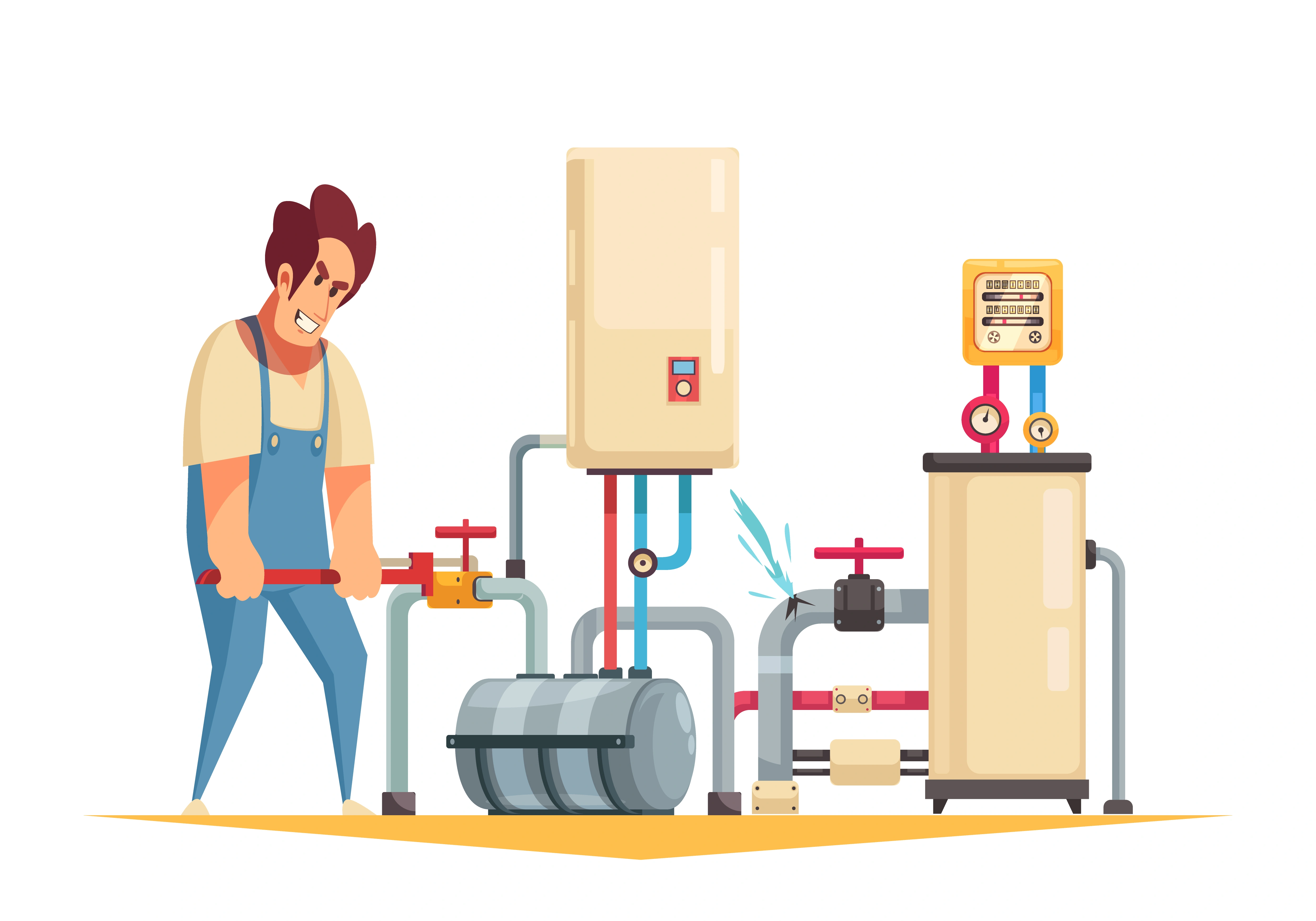 Water tank installation service